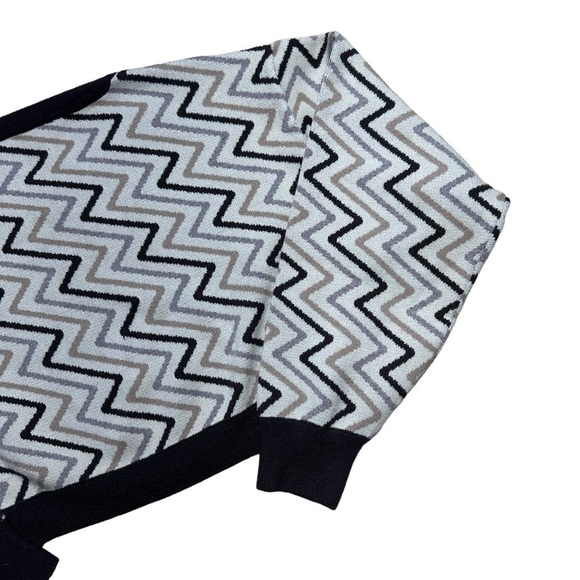 Le Lis Tan & Cocoa Long Sleeve Cropped Sweater Women’s US S - Picture 6 of 8